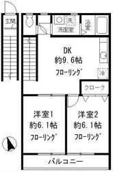 グランパルク東町の物件間取画像